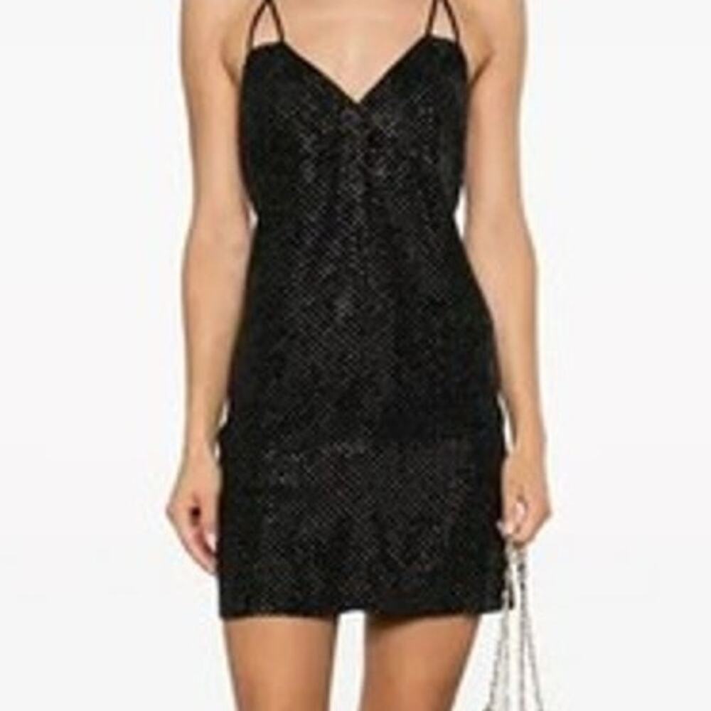 Zadig & Voltaire Rohana Silk Dress Black Women's Size Medium New With Tags